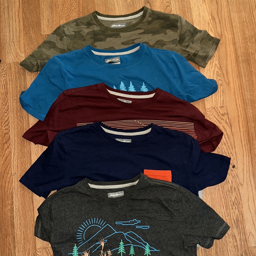 5 Eddie Bauer shirts